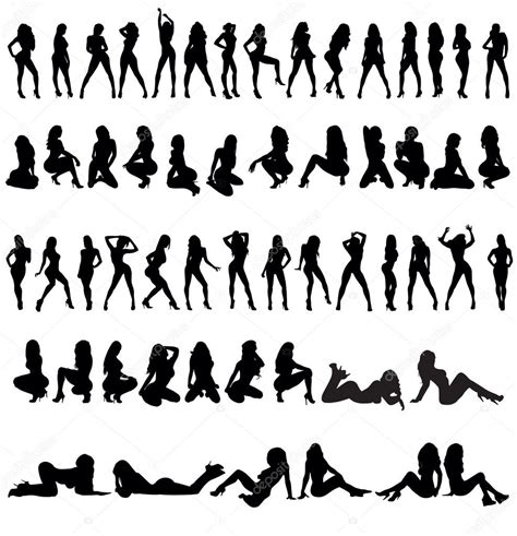 silhouette dessin corps femme|Silhouette Corps Femme Dessin Images .